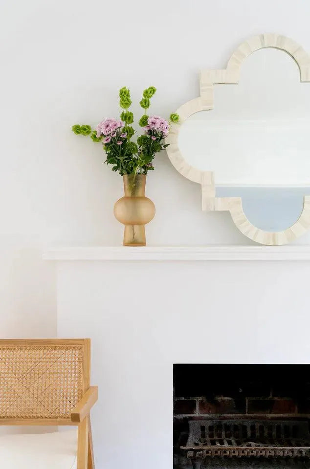 Antique Quatrefoil Wall Mirror
