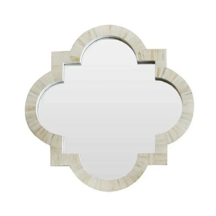 Antique Quatrefoil Wall Mirror