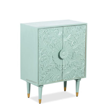 Jodha Zyra Carved Two Door Cabinet