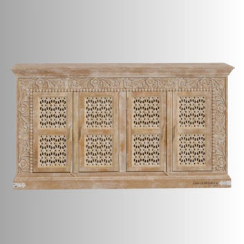 Jodha Pivalo Wooden Carved Cabinet