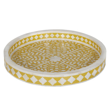 Jodha Opal Bloom Bone Inlay Tray