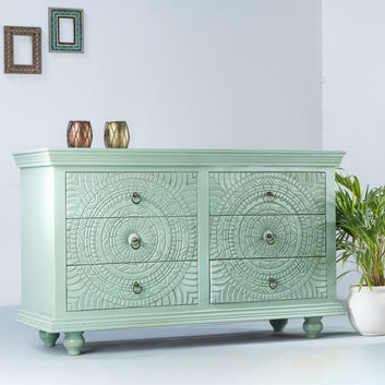 Jodha Zafira Carved Drawer Cabinet