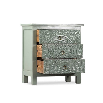 Jodha Seraphina Wooden Carved Cabinet