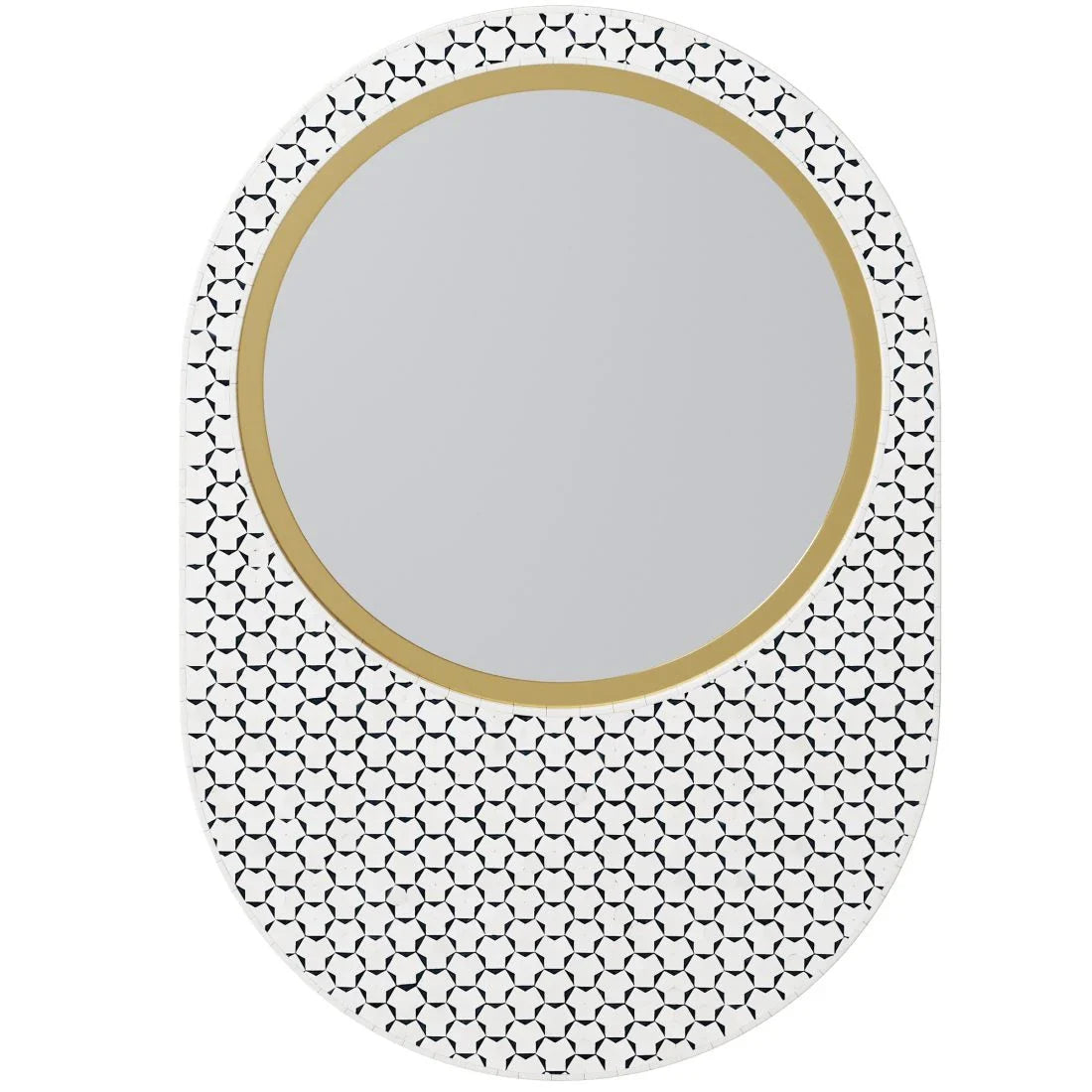Rose Gold Round Mirror