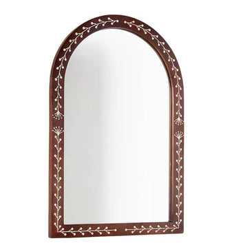 Timber Arch Wall Mirror- Jodha Furniture