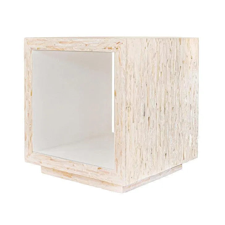 Aurora Mother of Pearl Inlay Side Table - Jodha Furniture