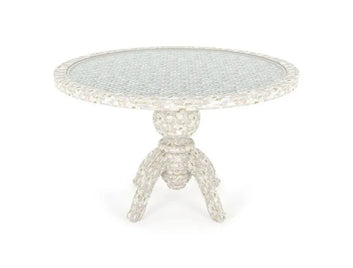 Behrooz Dining Table - Mother of Pearl 4 Seater - Jodha Furniture