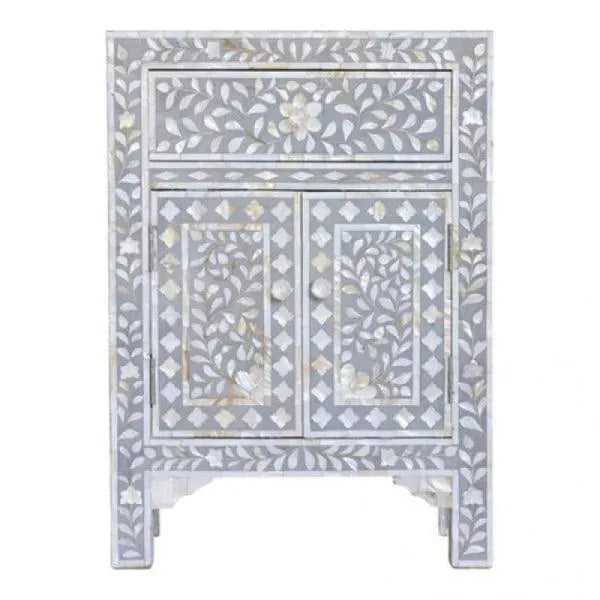 Blossom Grove Bedside Table - Jodha Furniture
