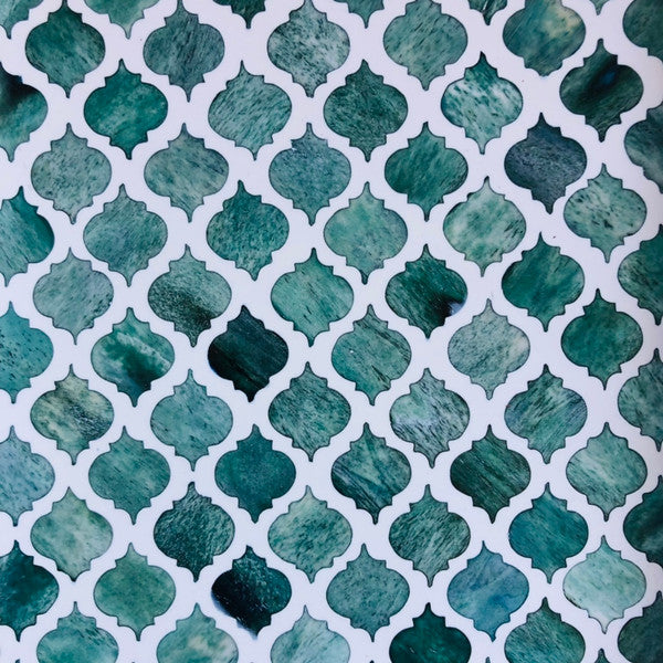 Bone Inlay Large Box : Moroccan : Emerald - Jodha Furniture