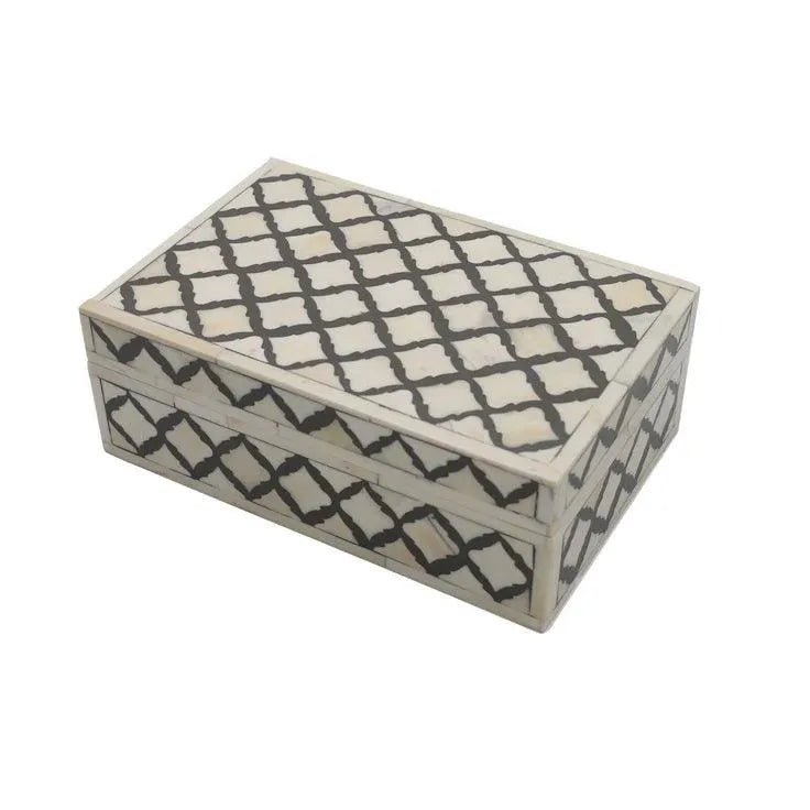 Bone Inlay Moroccan Small Gift Box - Jodha Furniture