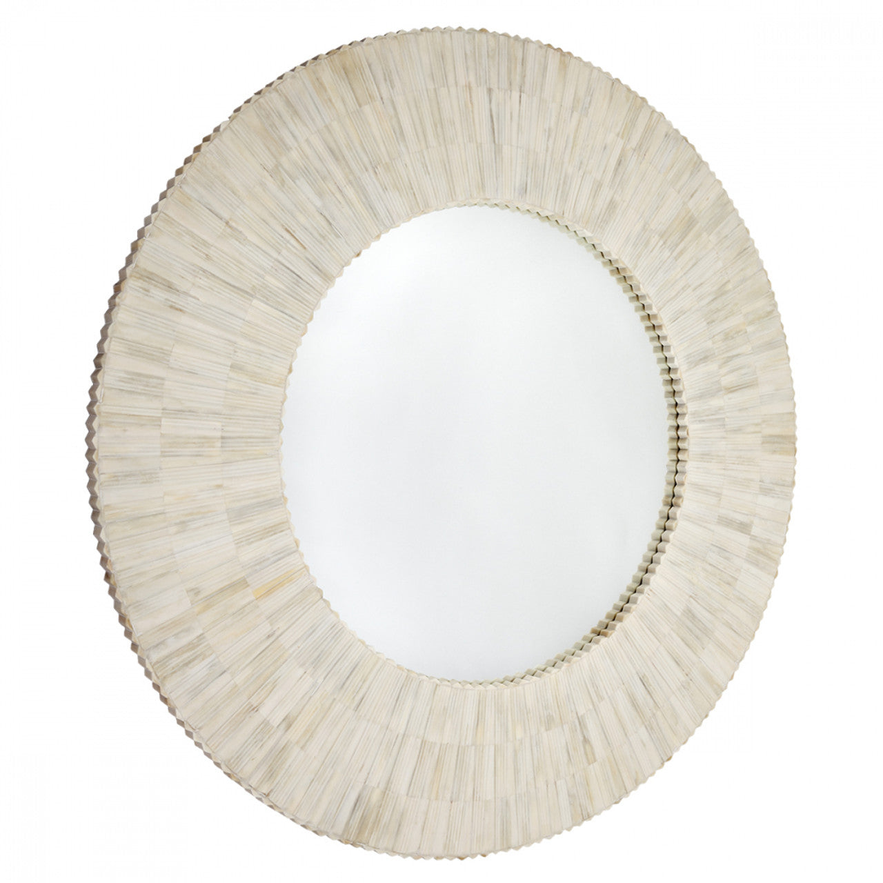 Bone Round Celine Mirror - Jodha Furniture
