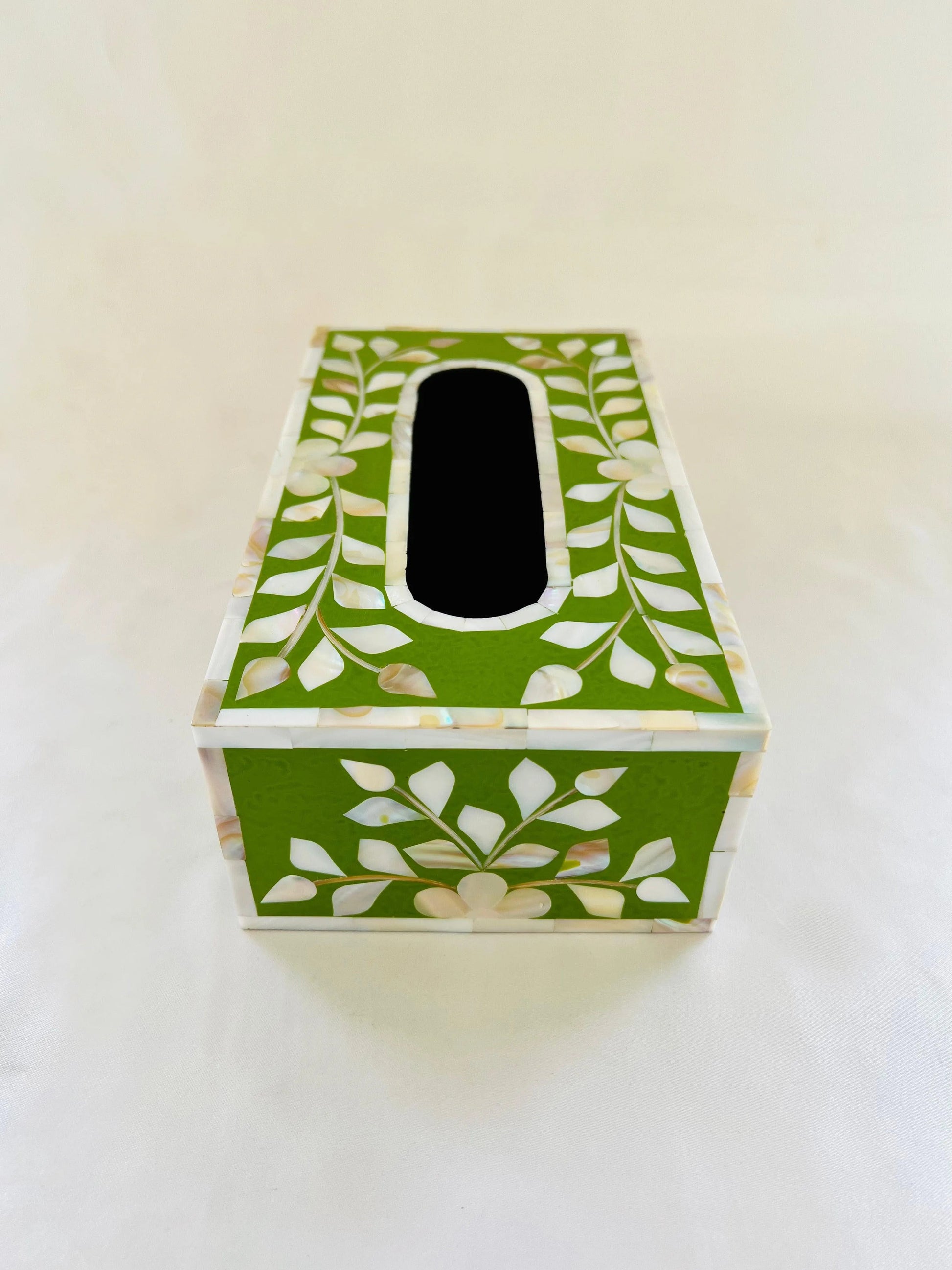 Botanical Heaven Tissue Box - Jodha Furniture