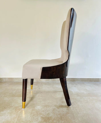 Brass Inlay Dining Chair - Jodha Furniture