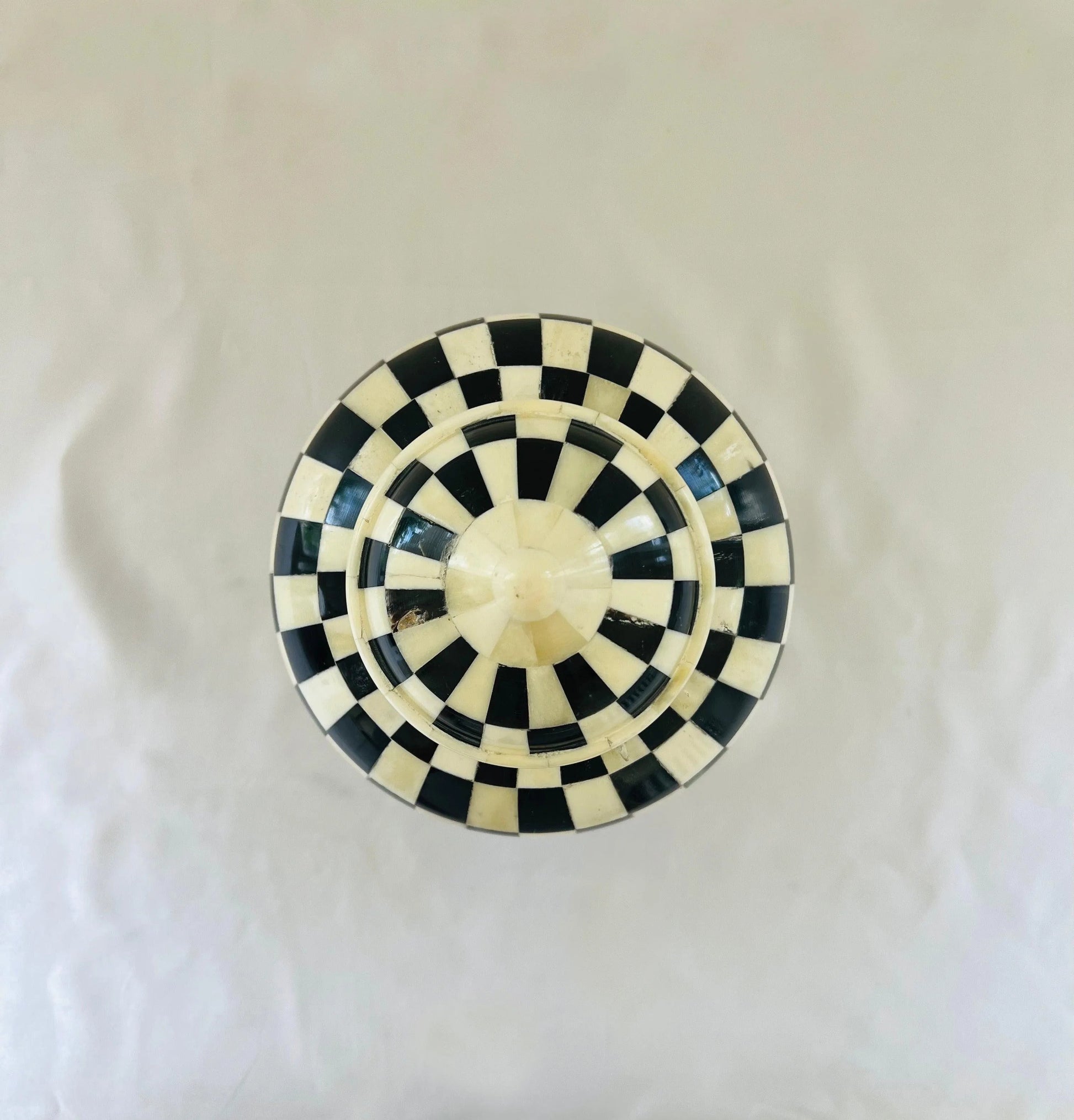 checkerboard vase Design Storage Box - Jodha Furniture