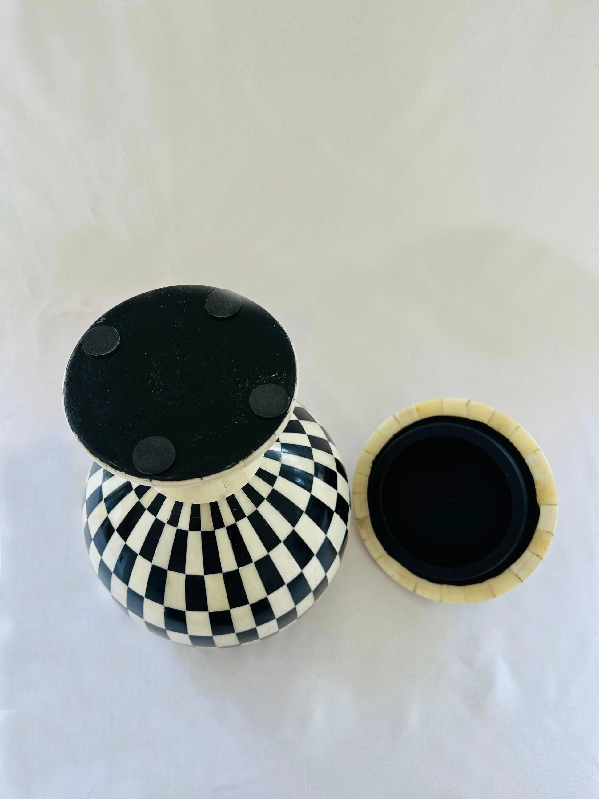 checkerboard vase Design Storage Box - Jodha Furniture