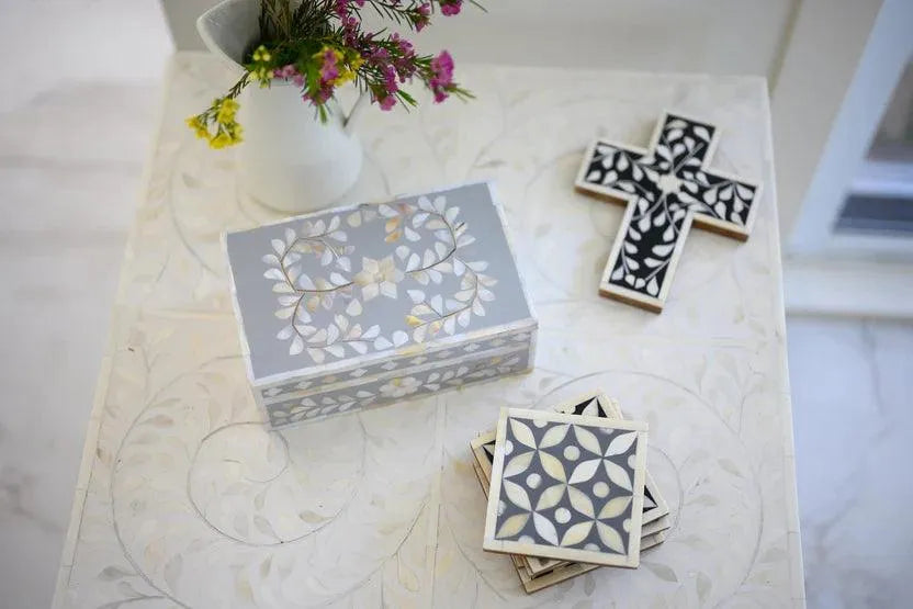 Chic Floral Small Gift Box - Jodha Furniture