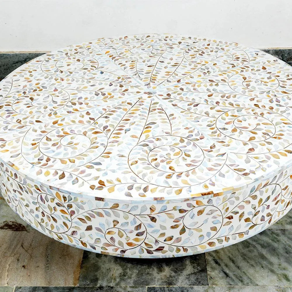 Cleo Mother of Pearl Coffee Table - Jodha Furniture