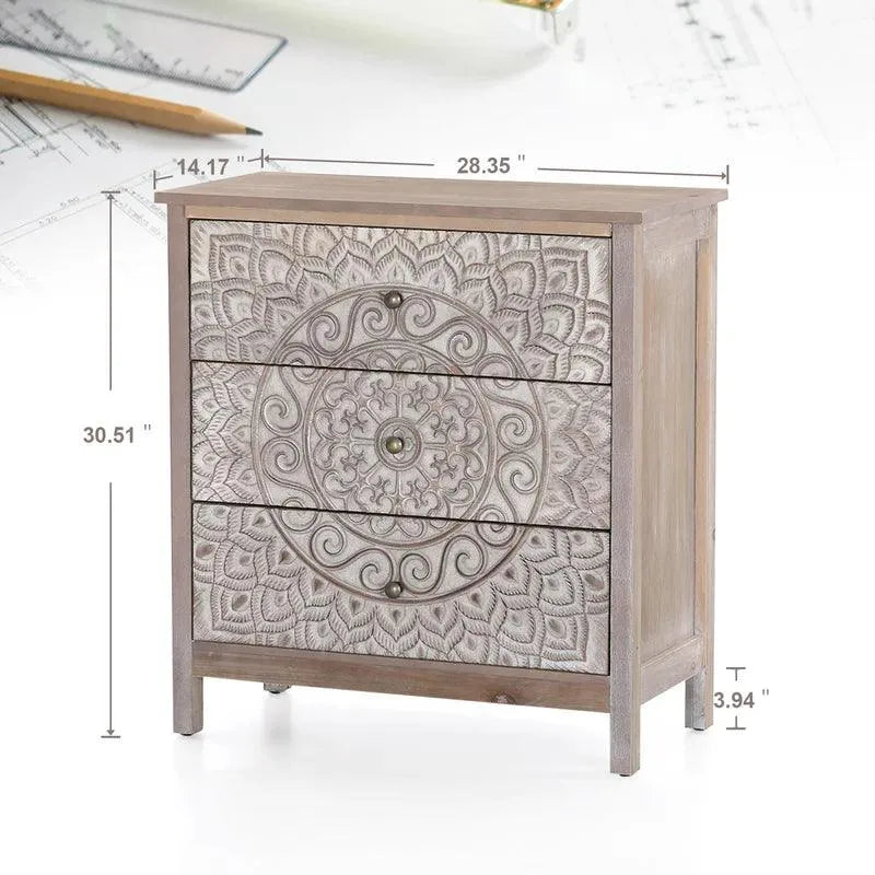 Contemporary Angulo Accent Chest of Drawer - Jodha Furniture