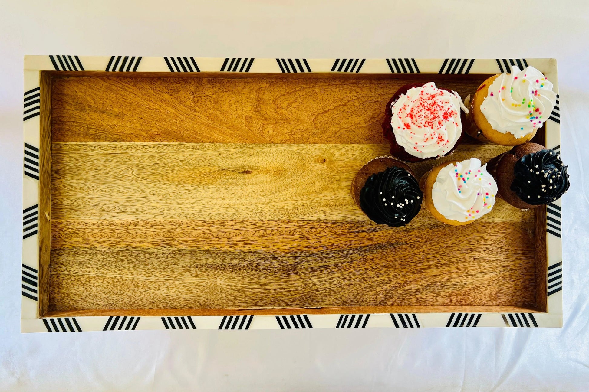 Decadent Delights Wooden Platter - Jodha Furniture