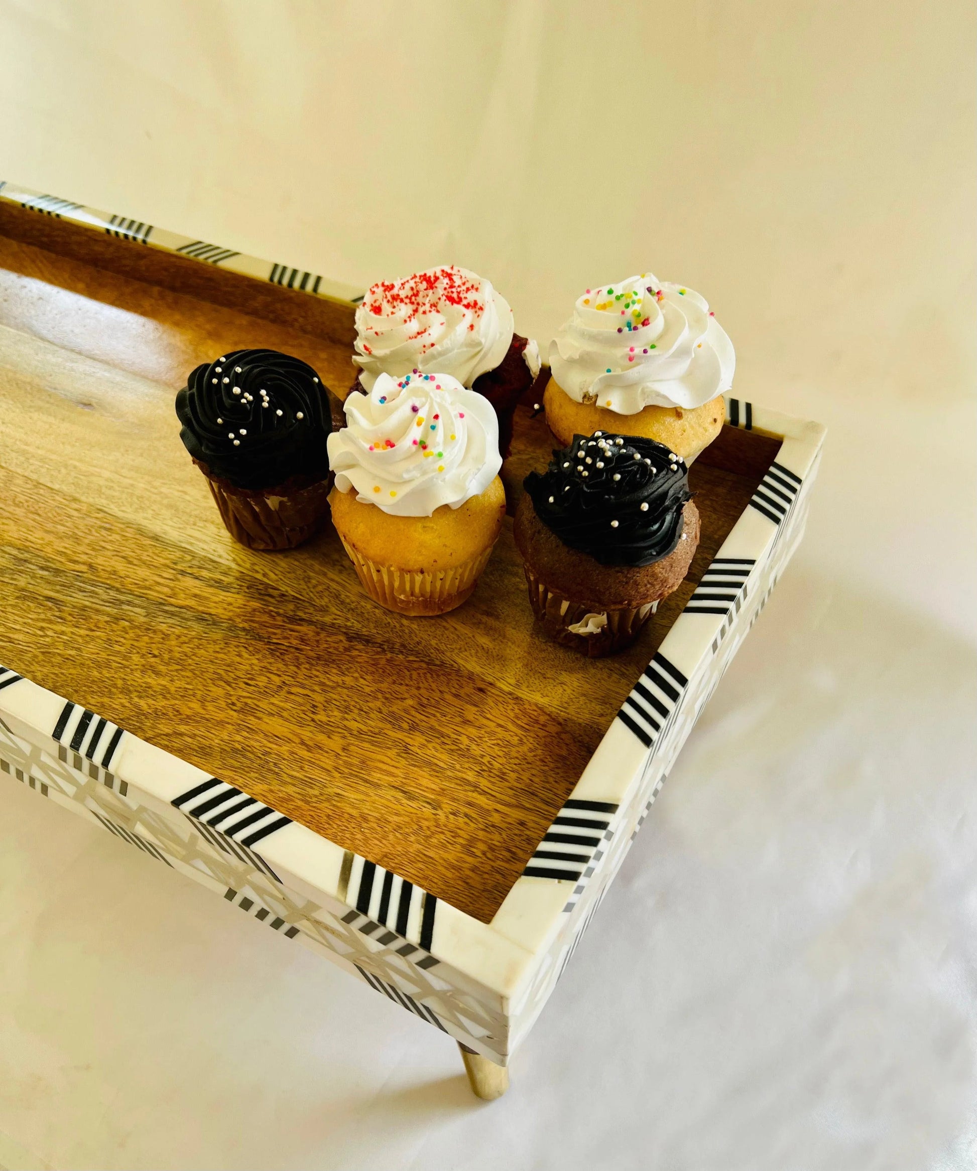 Decadent Delights Wooden Platter - Jodha Furniture