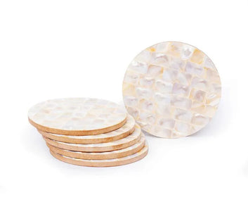Elegant Mosaic Coaster Set - Jodha Furniture