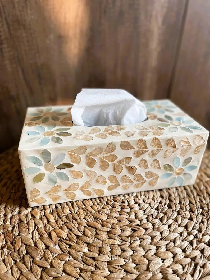 Garden Grace Tissue Box - Jodha Furniture