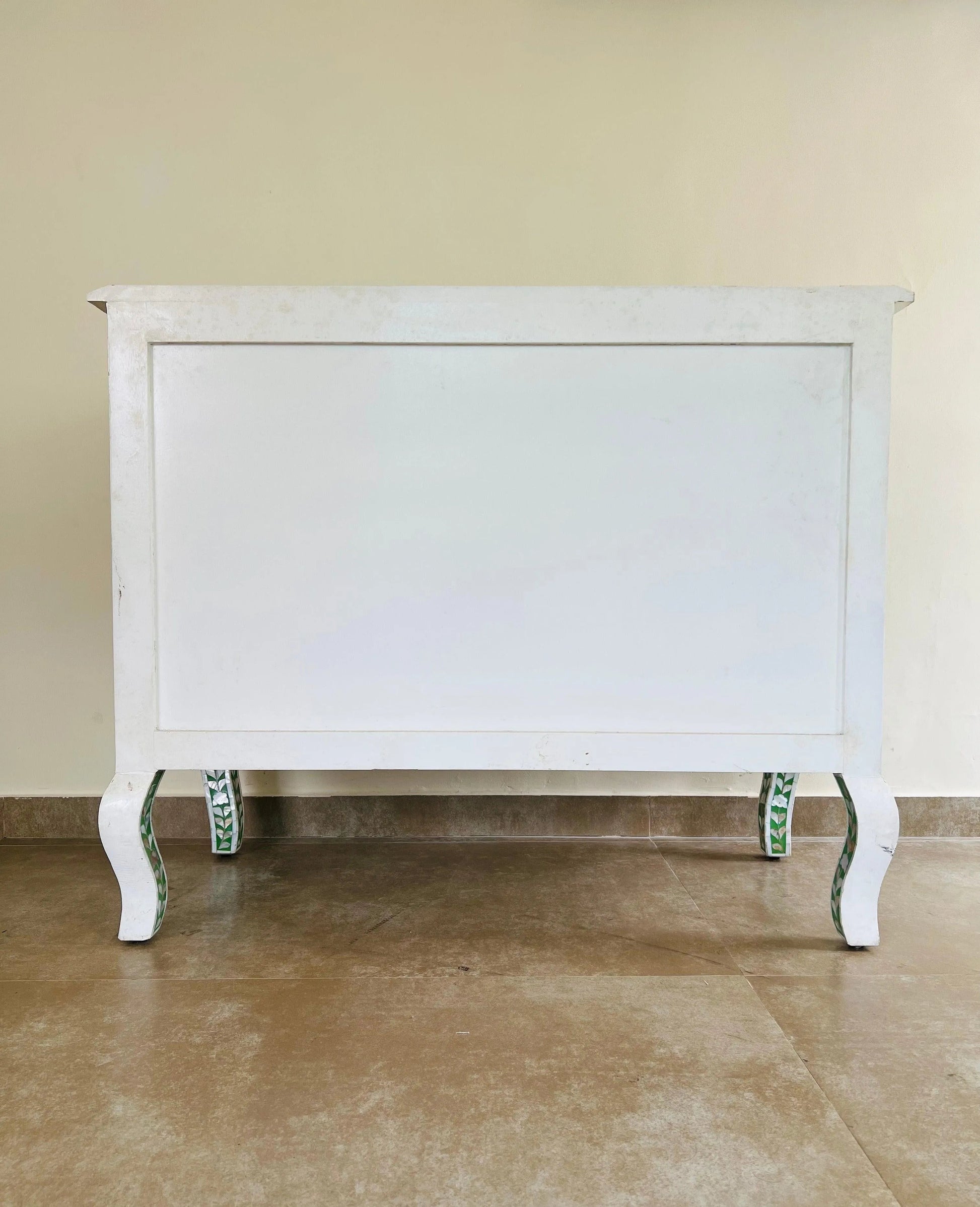 Green Mother of Pearl Iconic French Chest of Drawer - Jodha Furniture