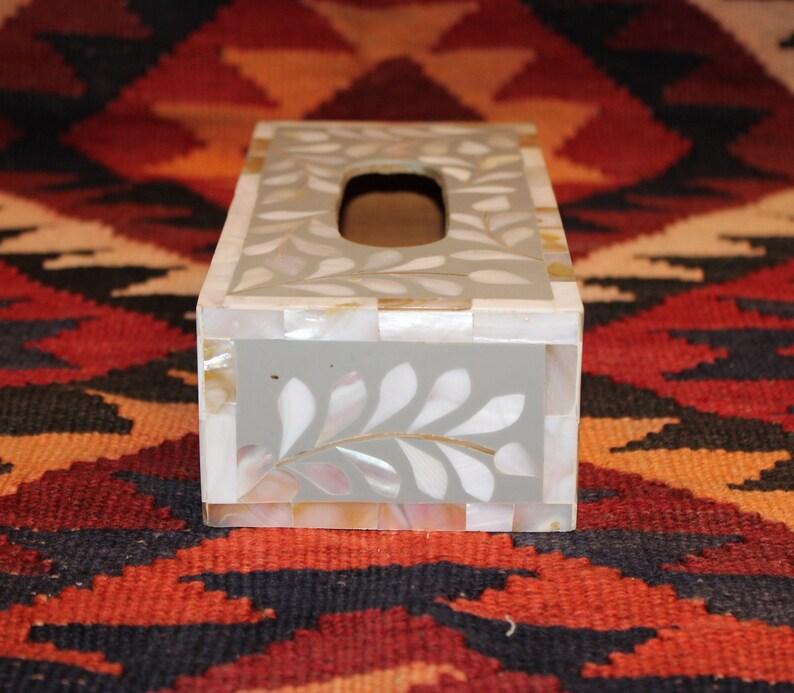 Grey EcoLeaf Tissue Box - Jodha Furniture