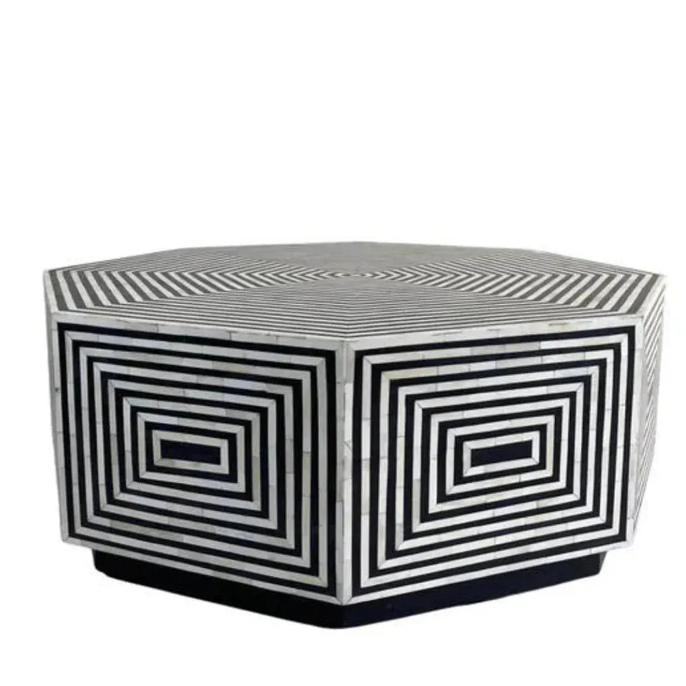 Hexagon Coffee Table - Jodha Furniture