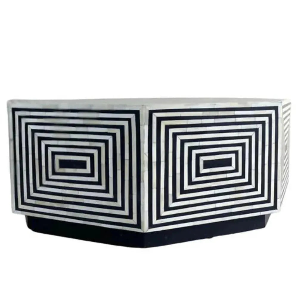 Hexagon Coffee Table - Jodha Furniture