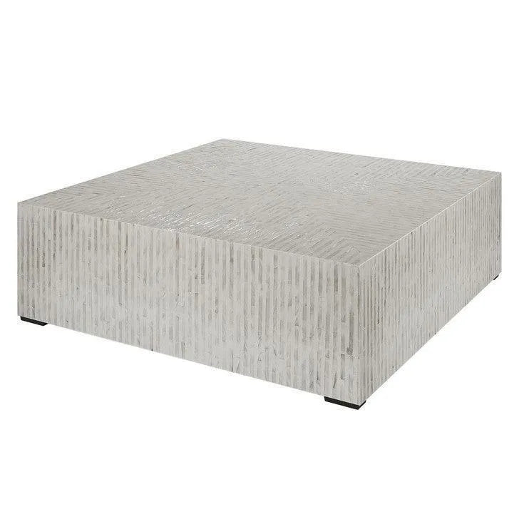Ivy Pearl Inlay Coffee Table - Jodha Furniture
