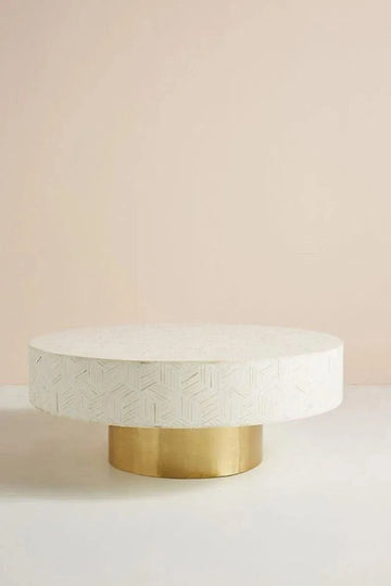 Juno Bone Inlay Coffee Table - Jodha Furniture