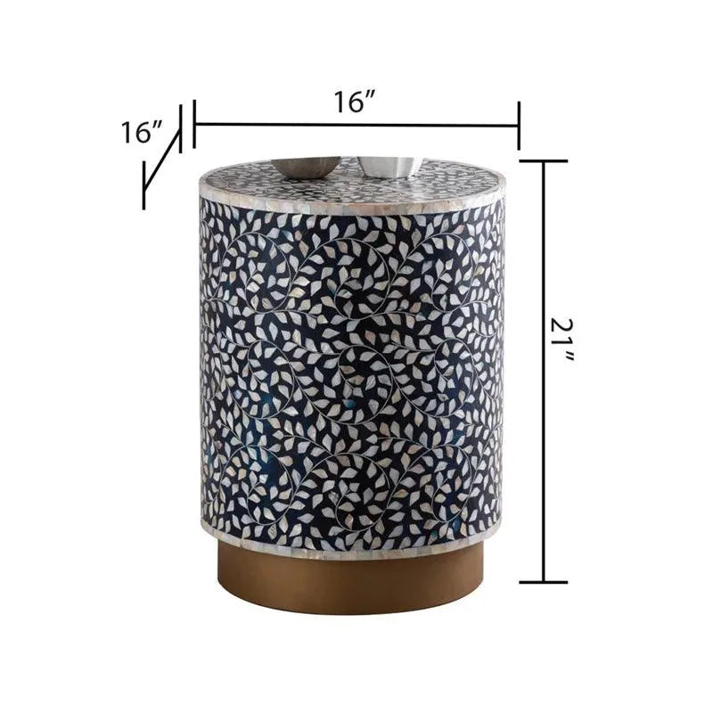 Megois Handmade Block End Table - Jodha Furniture