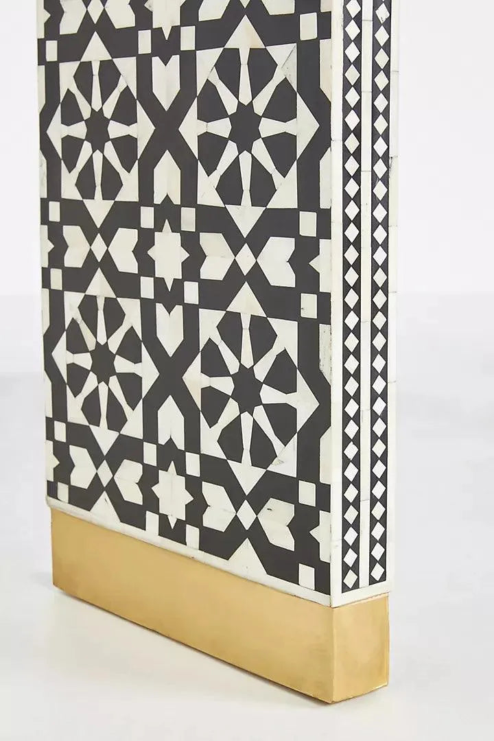 Moroccan Waterfall Inlay Console Table - Jodha Furniture