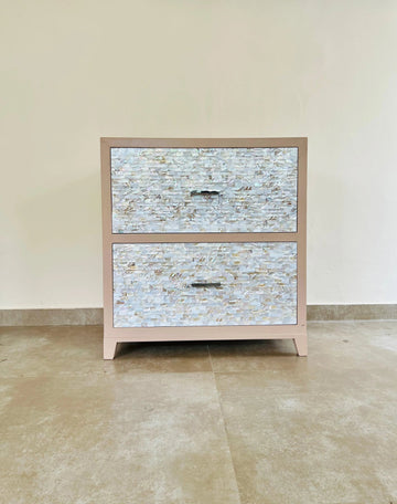 Mother of pearl Bed side table - Jodha Furniture