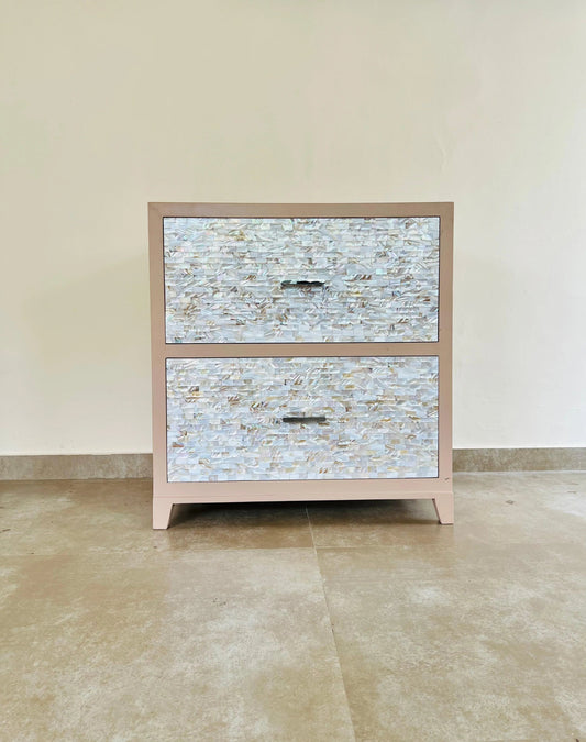 Mother of pearl Bed side table - Jodha Furniture