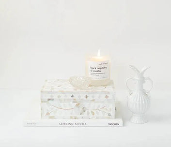Mother of Pearl Floral Small Gift Box - Jodha Furniture