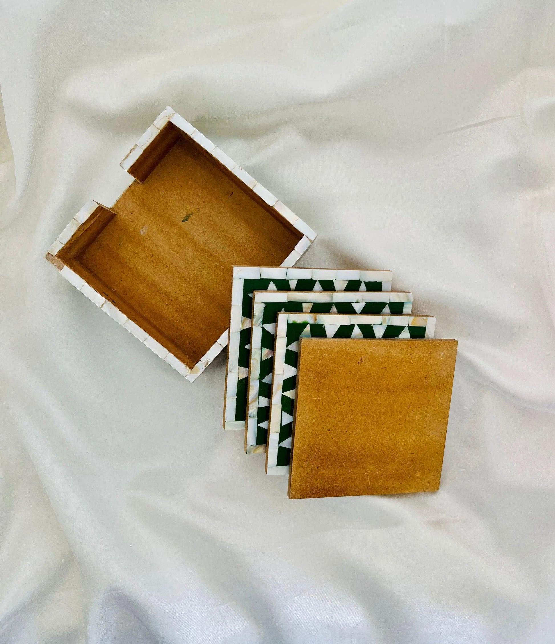 Ocean's Grace Handcrafted Coasters - Jodha Furniture