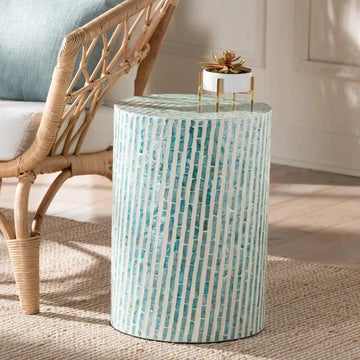 Opaline Chelcia End Table - Jodha Furniture