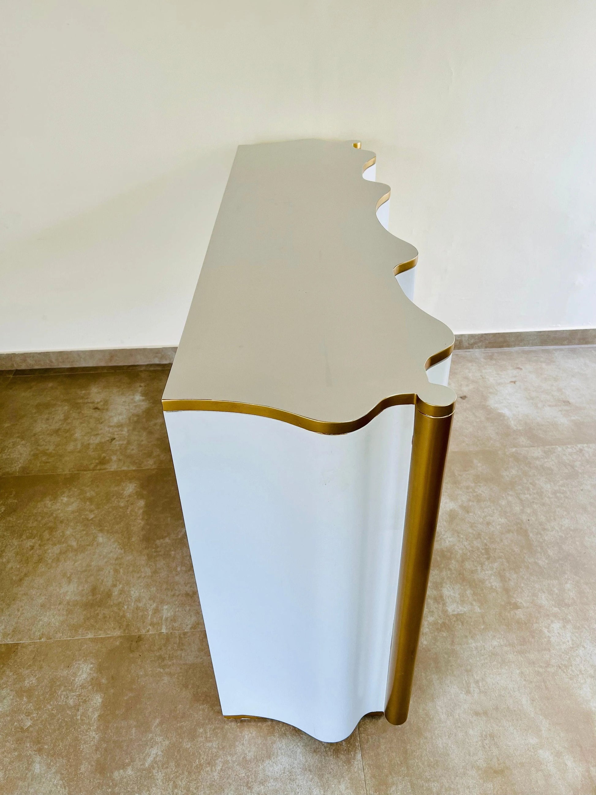 Radiant Wavy Cabinet - Jodha Furniture