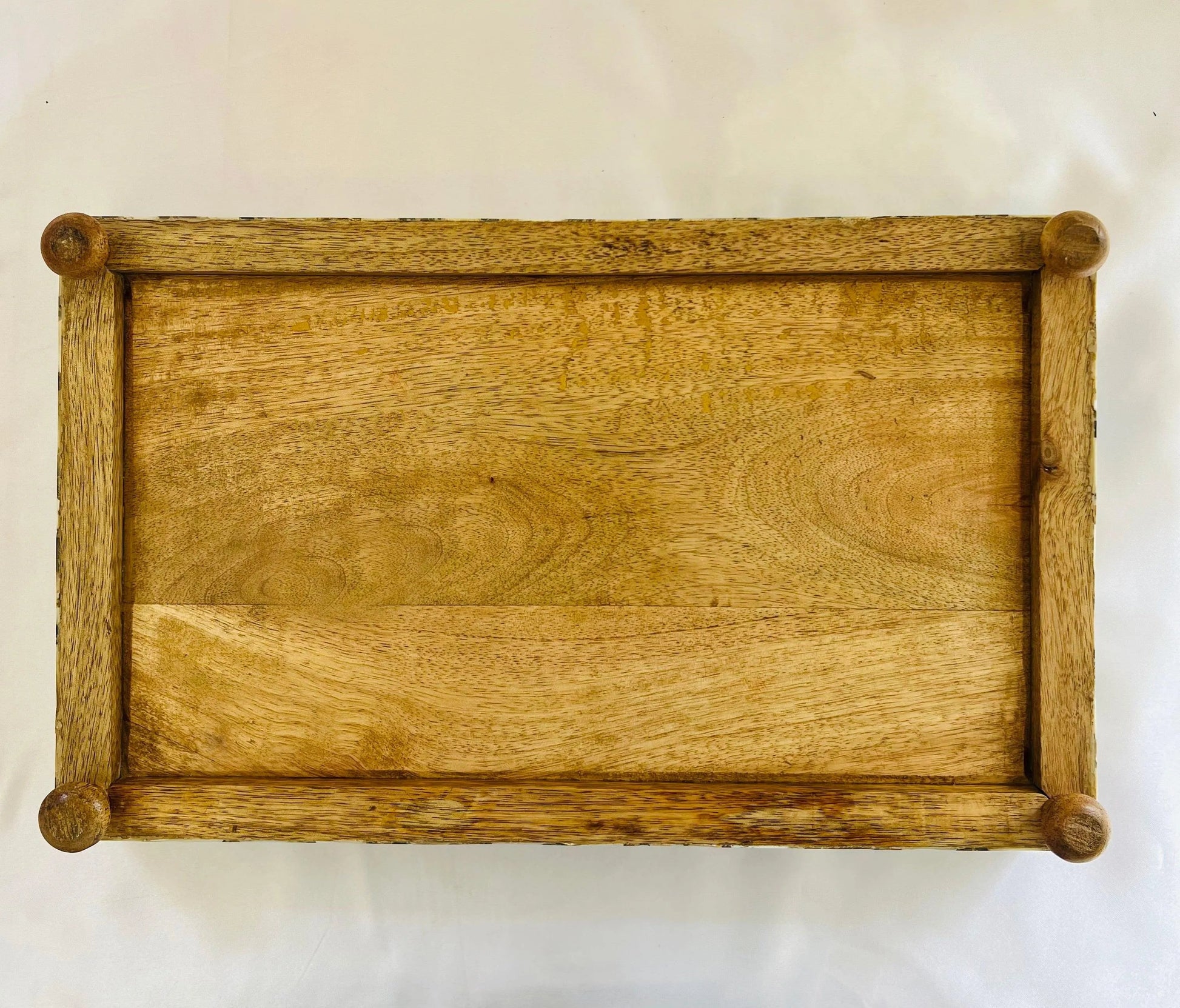 Regal Abalone Rectangular Tray - Jodha Furniture