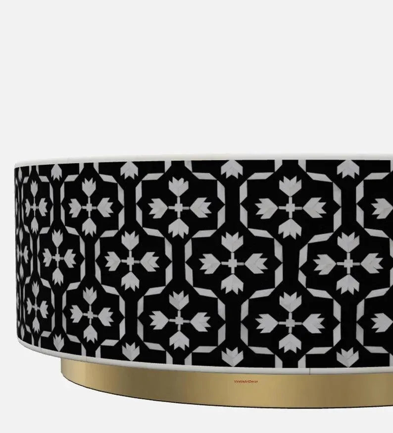 Roselle Bone Inlay Table - Jodha Furniture