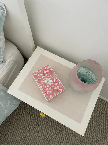 Serene Pink and White Gift Box - Jodha Furniture