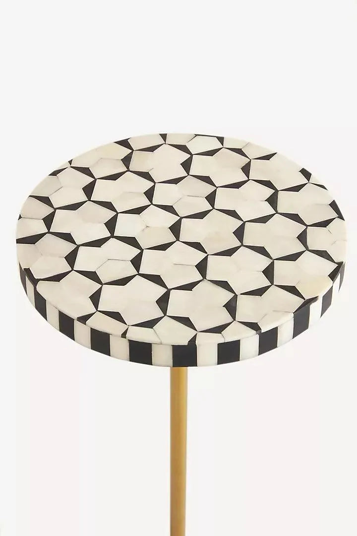 Targua Inlay End Table - Jodha Furniture