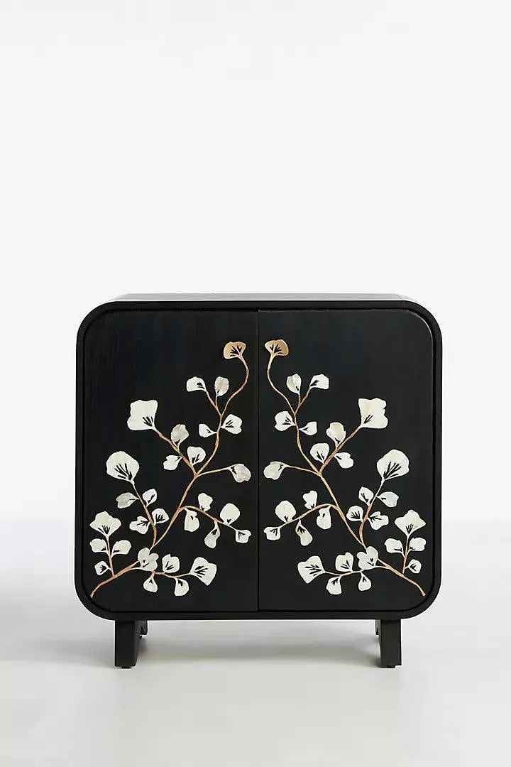 Toulouse Inlay Entryway Cabinet - Jodha Furniture