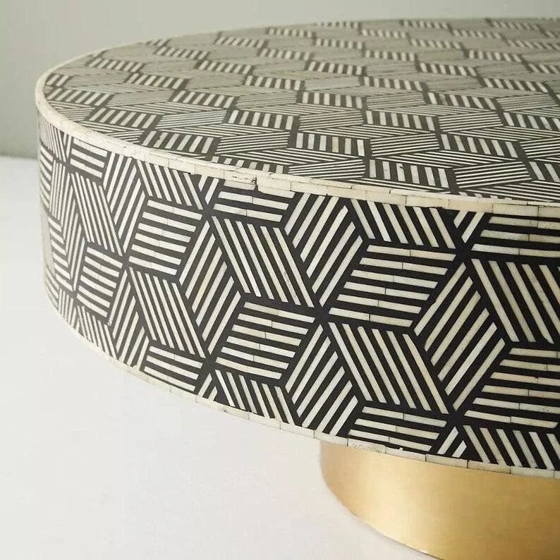Verve Bone Inlay Table - Jodha Furniture