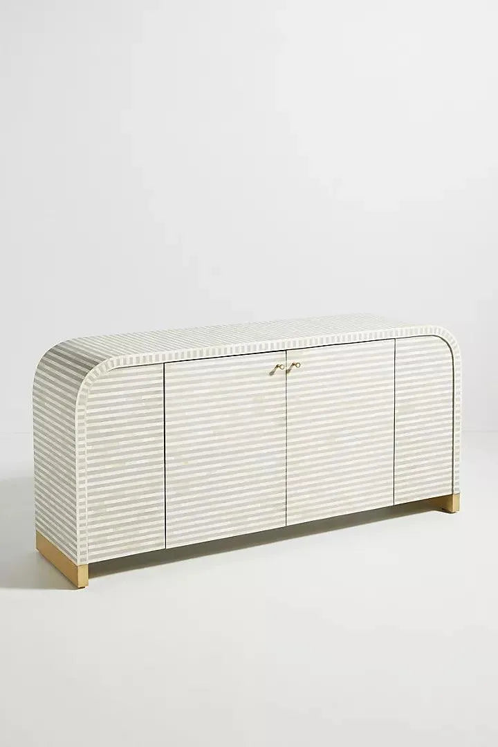 Waterfall Inlay Sideboard - Jodha Furniture
