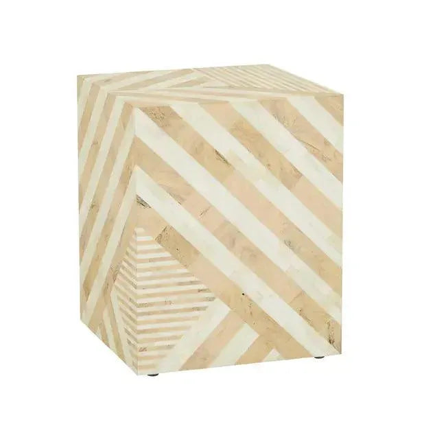 Zafina Abstract Side Table - Jodha Furniture