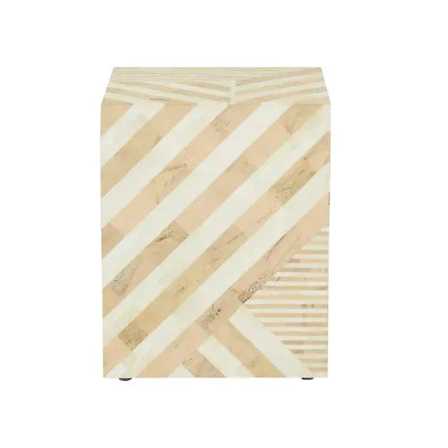Zafina Abstract Side Table - Jodha Furniture